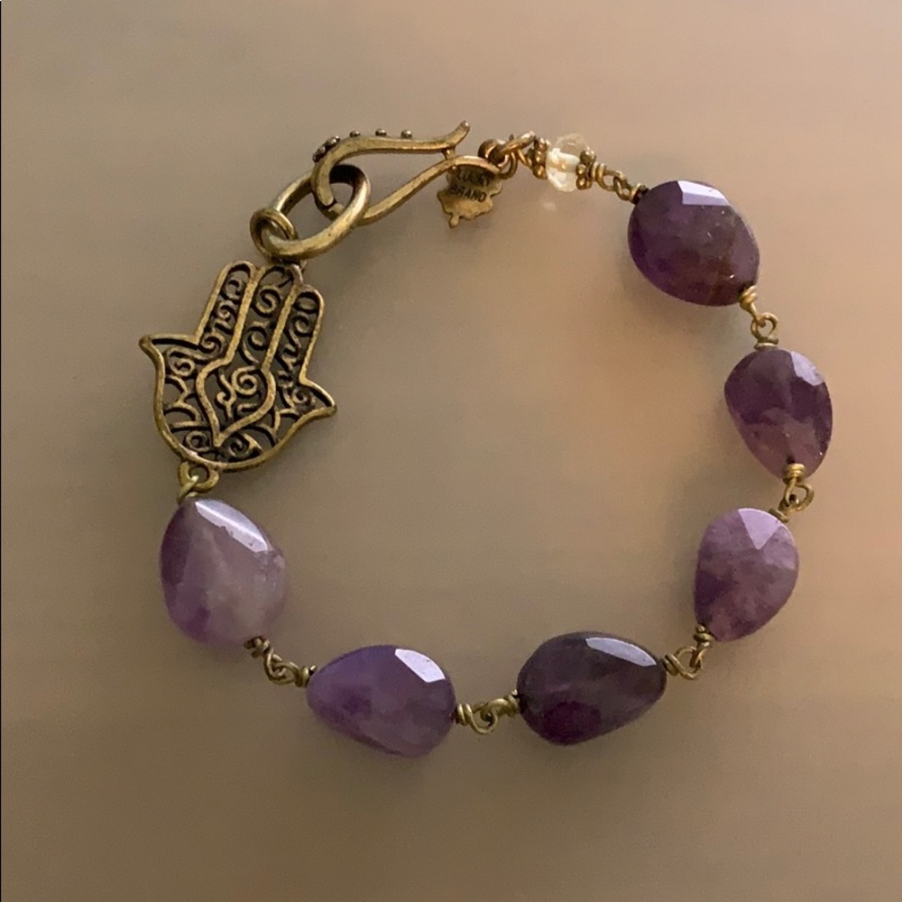 Purple Gem Bracelet
